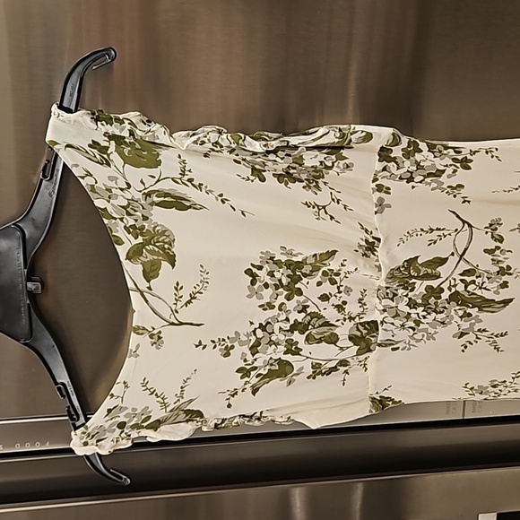 💕REFORMATION💕 Leni Dress ~ Sage Brush Floral Print Medium M NWT - Picture 12 of 16